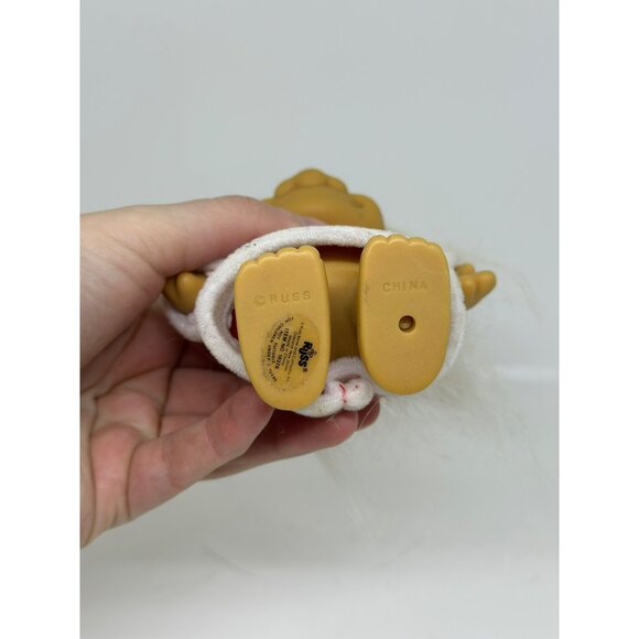 VTG Russ Troll Doll Santa Claus Christmas Figurine 4" Retro Holiday Decor - Picture 4 of 4